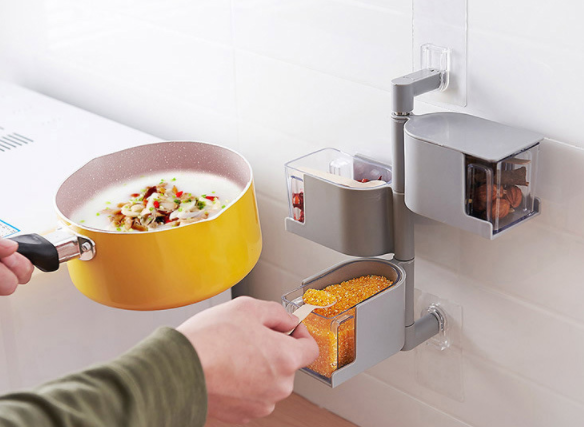 hũ đụng gia vị có thể xoay được