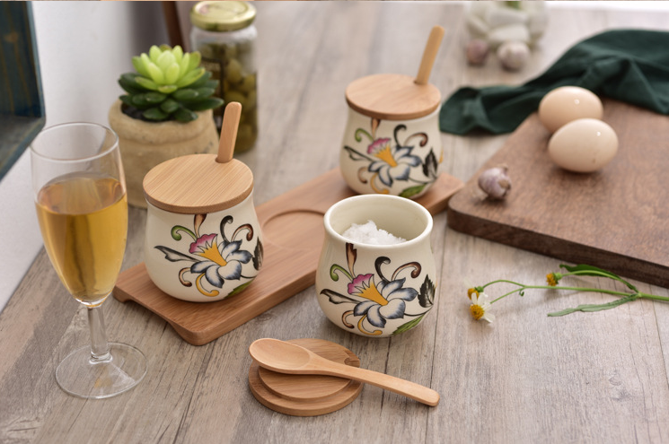 lọ đụng gia vị bằng gốm đẹp