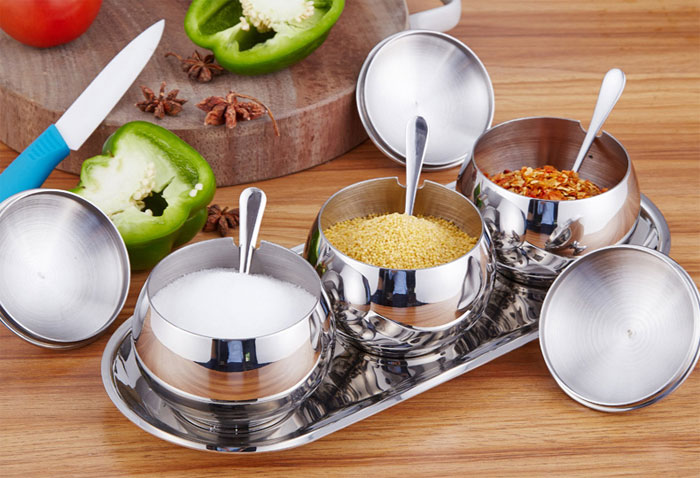 lọ đựng gia vị bằng thép không gỉ