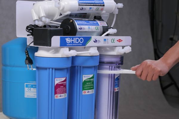 cách mở cốc lọc máy lọc nước